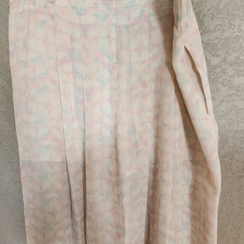 A.L.C SILK PASTEL maxi Skirt Size 2 - Picture 7 of 9